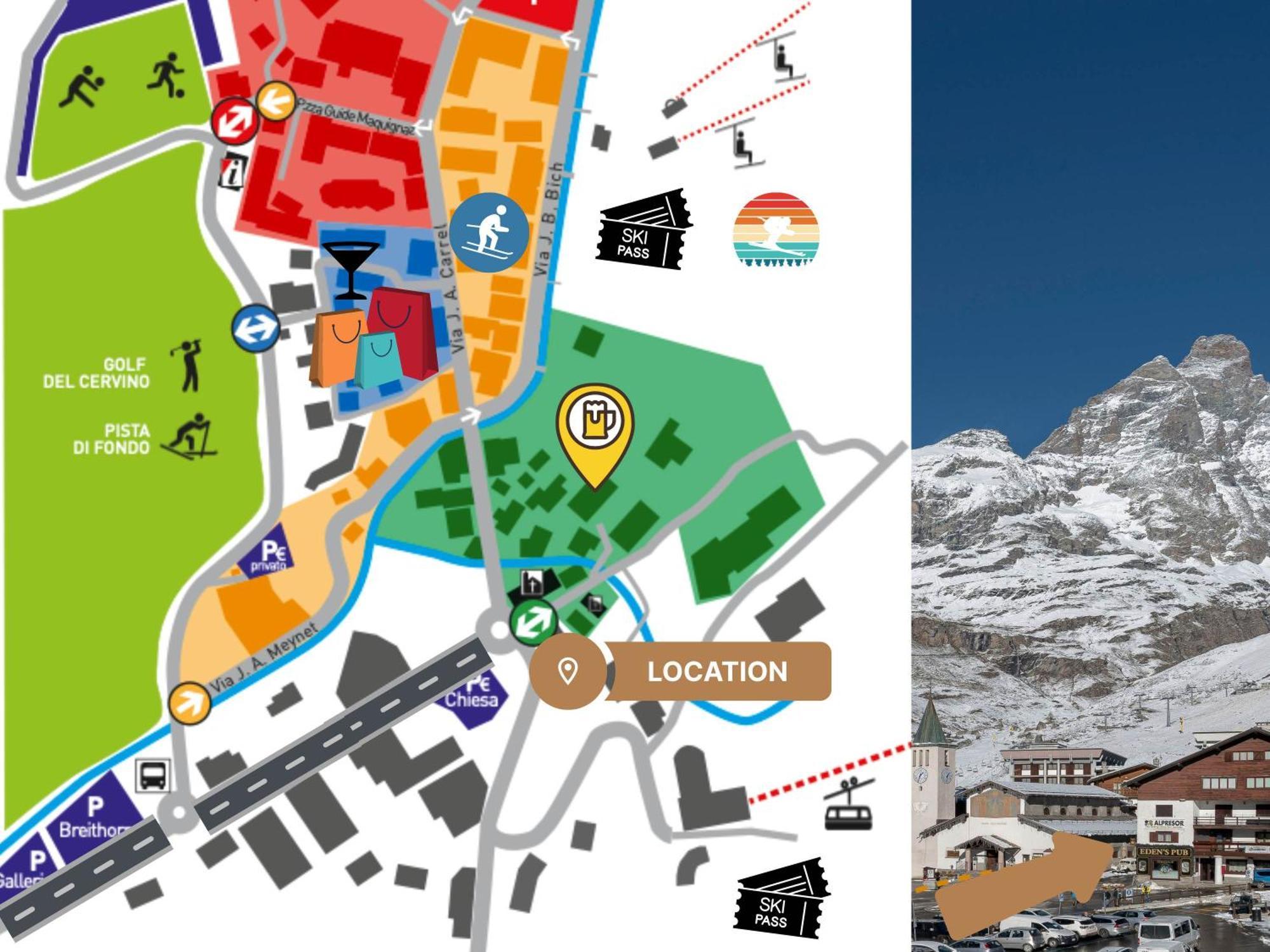 Chalet Matterhorn Francois - Central Ski Chalet With Spa And Breakfast, 100Mt Lift Breuil-Cervinia Exterior photo